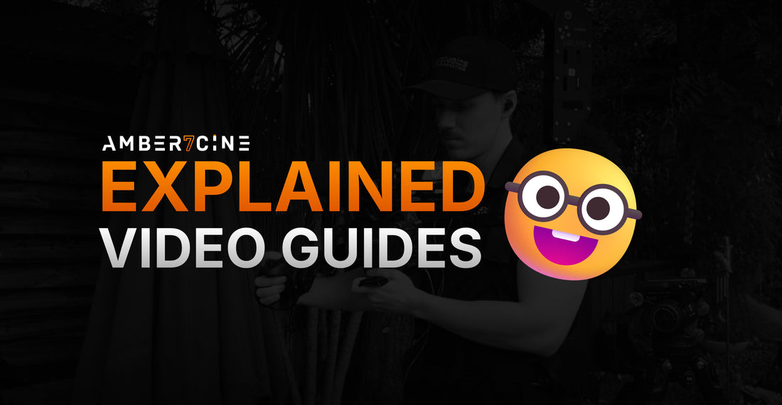 Quick Video Guides - FX-Mount Explained - Sony FX Cameras - Rycote and Radius Windshields.