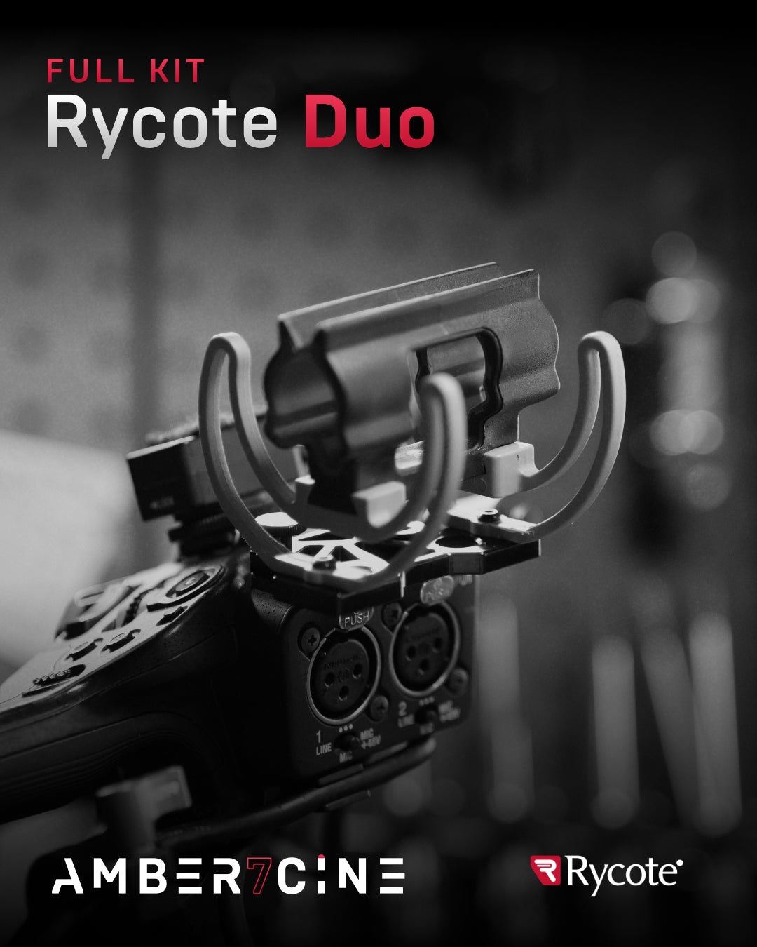 Rycote Duo - Sony Universal Microphone Mount Replacement - FX9, FX6, FX5, FX3