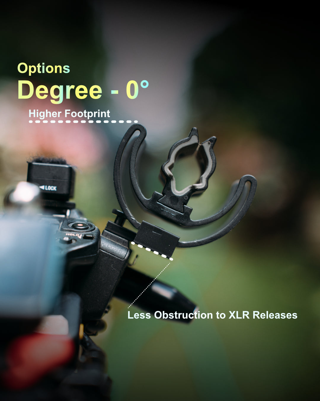 Radius RAD-2 - Sony Universal Microphone Mount Replacement - FX9, FX6, Z300, Z280, FS7.