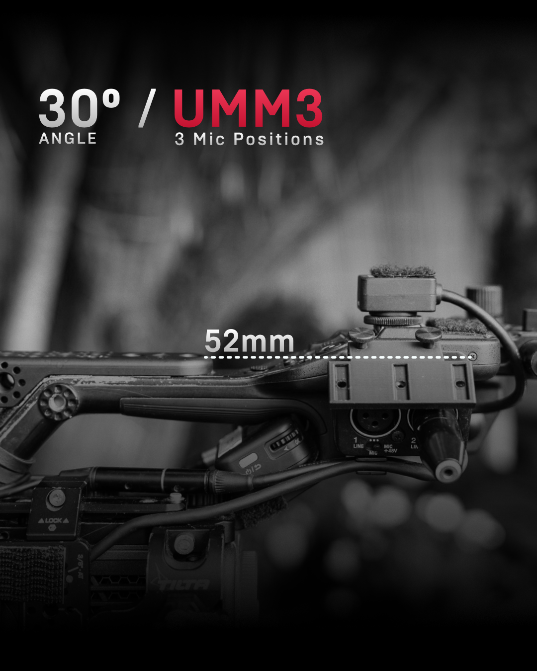 Rycote Duo - Sony Universal Microphone Mount Replacement - FX3, FX2, FX30.