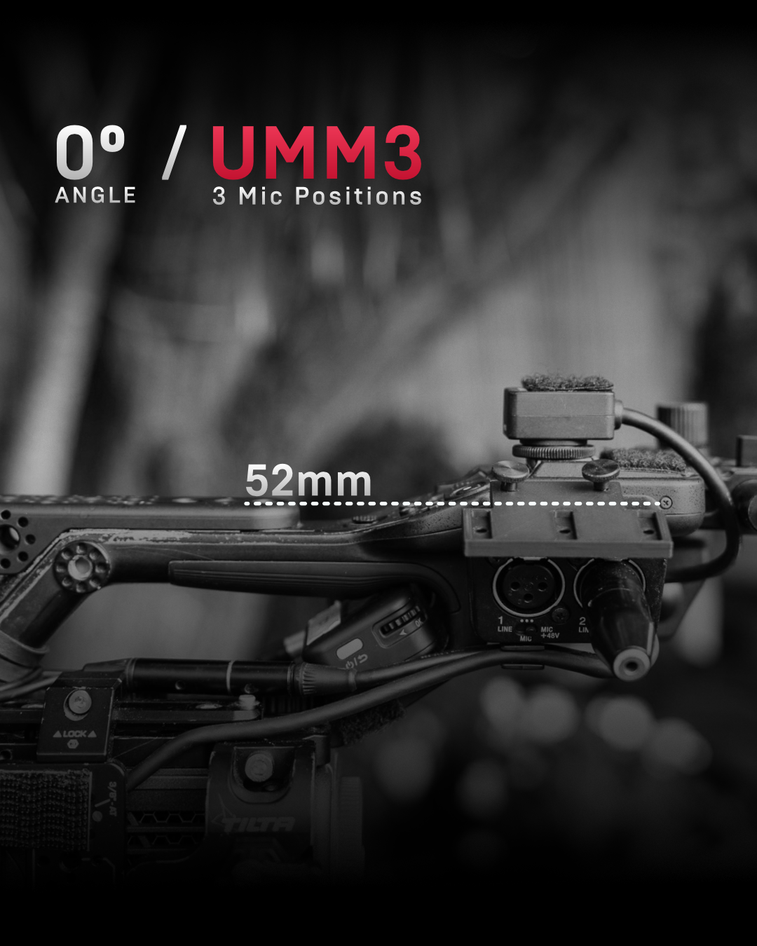 Rycote Duo - Sony Universal Microphone Mount Replacement - FX3, FX2, FX30.