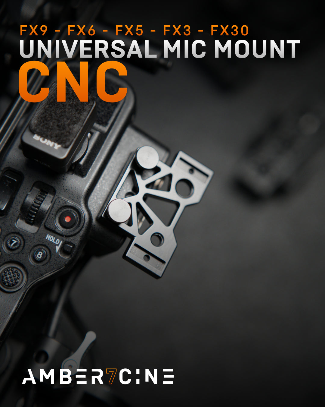 Rycote Duo - Sony Universal Microphone Mount Replacement - FX9, FX6, FX5, FX3