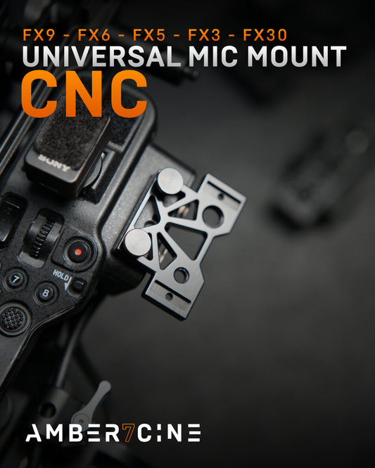 Mount Only - Sony Universal Mic Mount Replacement - FX9, FX6, FX5, FX3, Z300, Z200