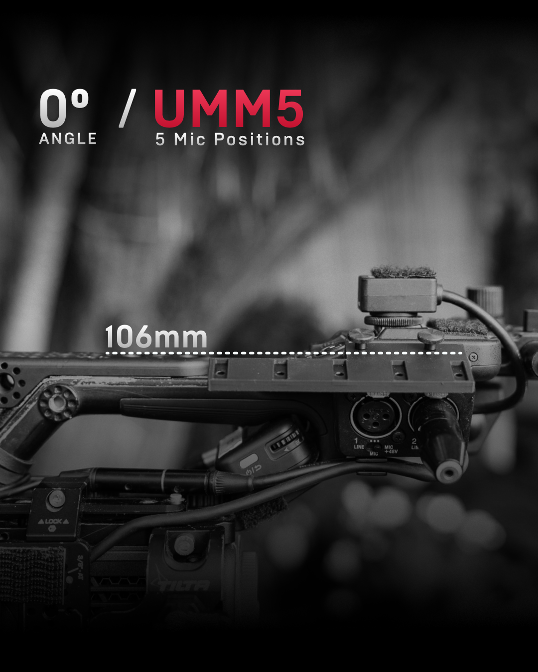 Rycote Duo - Sony Universal Microphone Mount Replacement - FX9, FX6, Z300, Z280, FS7.