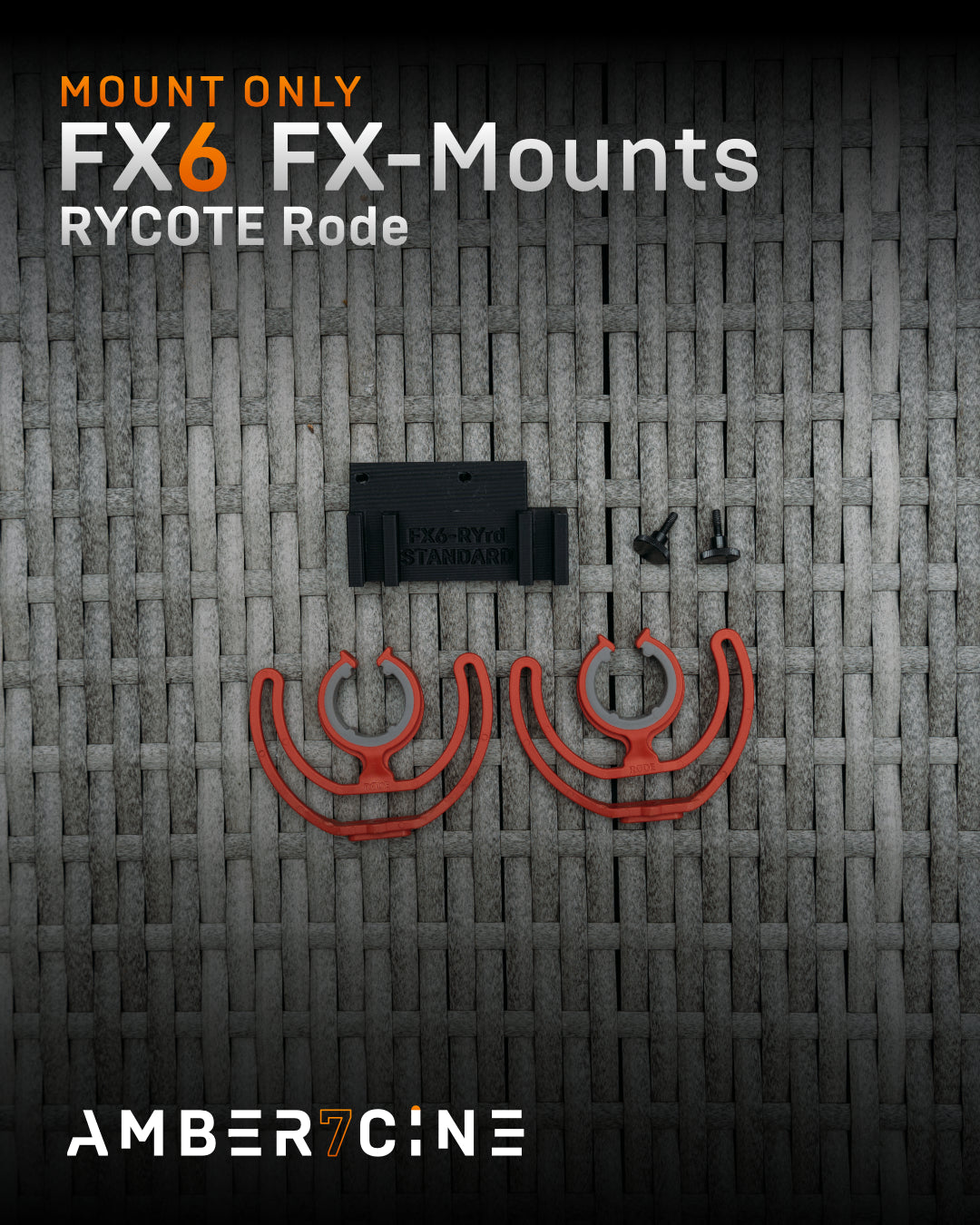 Sony FX6 - FX-Mount Only - Rycote Rode Sony Microphone Mount Replacement - Legacy