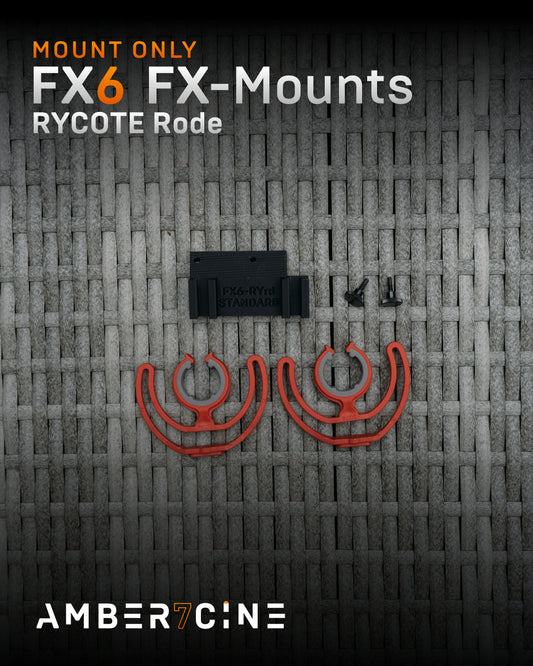 Sony FX6 - FX-Mount Only - Rycote Rode Sony Microphone Mount Replacement - Legacy