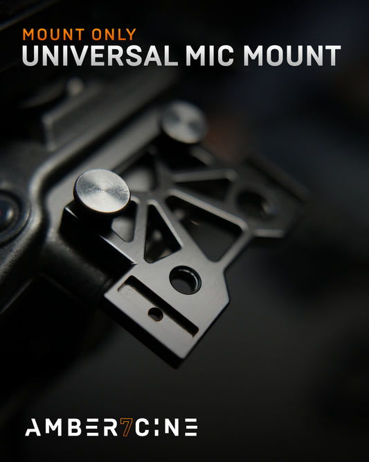 Mount Only - Sony Universal Mic Mount Replacement - FX9, FX6, FX5, FX3, Z300, Z200