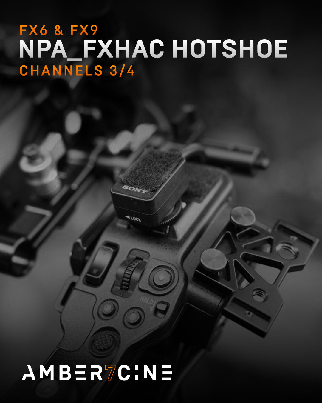 NPA_FXHAC - Hotshoe Adaptercable for FX6/FX9 - Analogue Audio on Channel 3+4