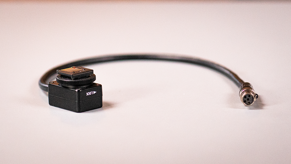 NPA_FXHAC - Hotshoe Adaptercable for FX6/FX9 - Analogue Audio on Channel 3+4