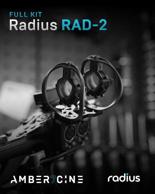 Radius RAD-2 - Sony Universal Microphone Mount Replacement - FX9, FX6, FX5, FX3, Z300, Z200