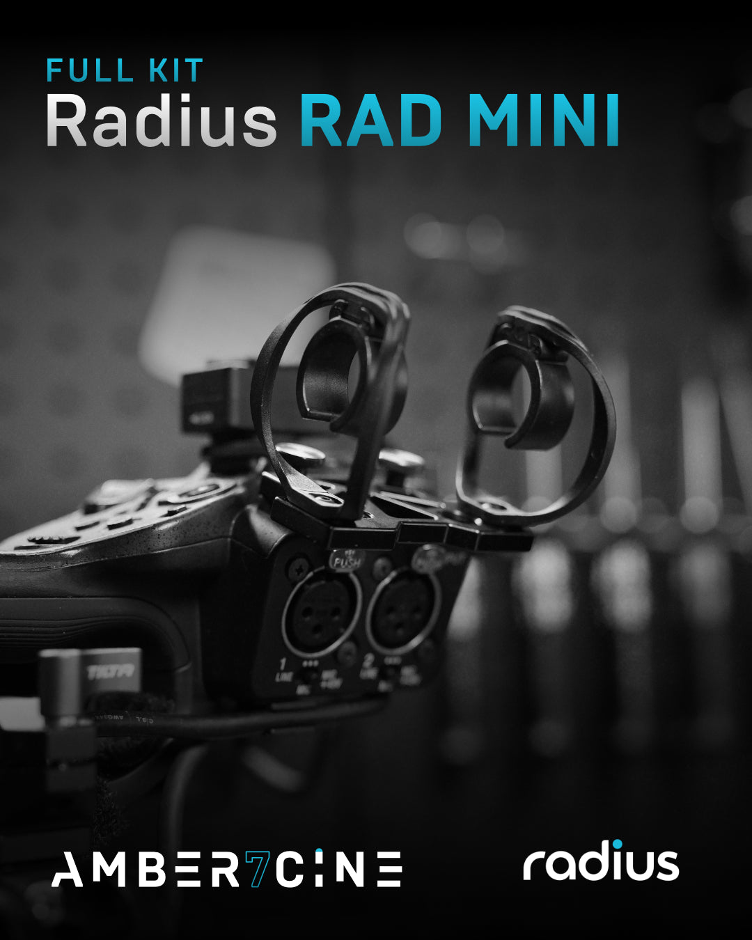 Radius RAD Mini Sony Universal Microphone Mount Replacement - FX9, FX6, FX5, FX3