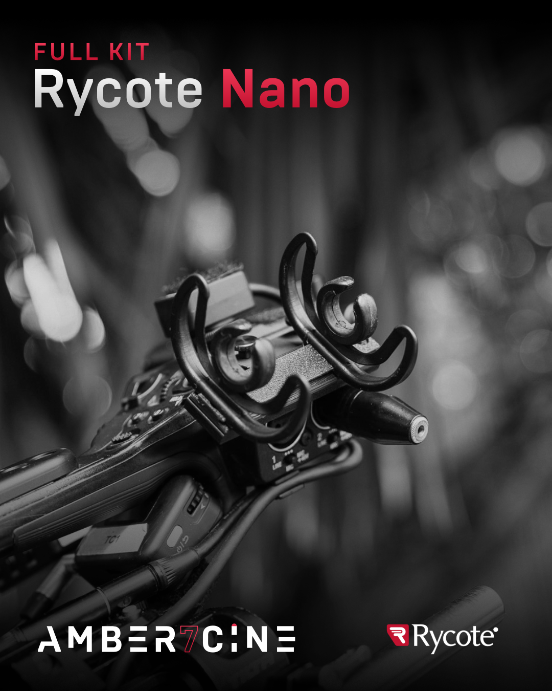 Rycote Nano - Sony Universal Microphone Mount Replacement - FX9, FX6, Z300, Z280, FS7.