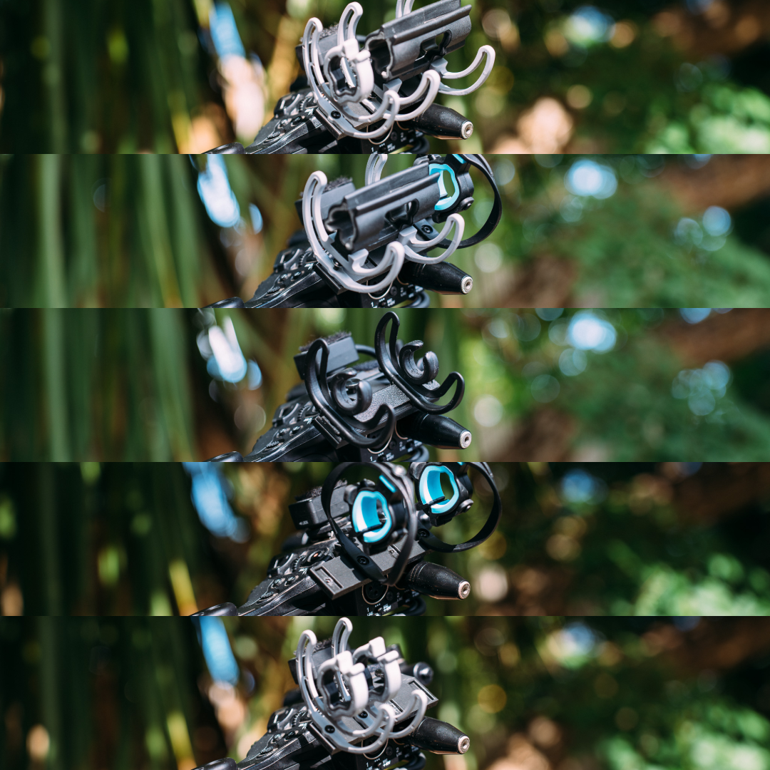 Rycote Duo - Sony Universal Microphone Mount Replacement - FX9, FX6, Z300, Z280, FS7.