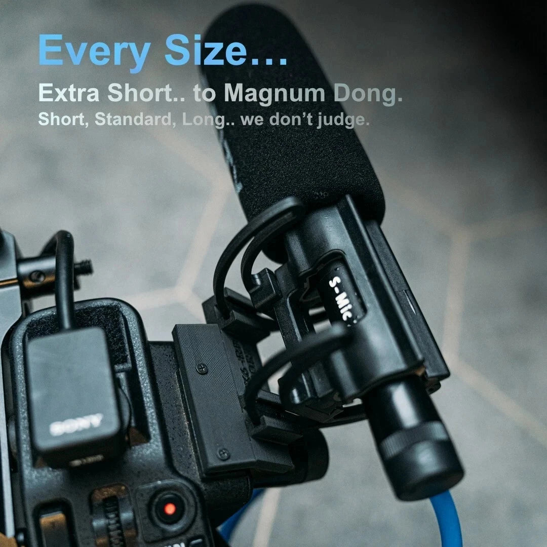 Rycote Duo - Sony Universal Microphone Mount Replacement - FX9, FX6, Z300, Z280, FS7.